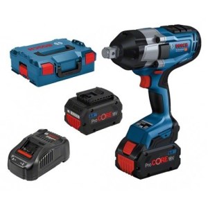 Smūginis veržliasūkis Bosch GDS 18V-1050 H BITURBO; 18 V ProCORE; 18 V; 2x8,0 Ah akum. (pažeista pakuotė)