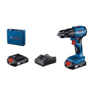 Smūginis suktuvas-gręžtuvas Bosch GSB 185-LI; 18 V; 2x2,0 Ah akum.