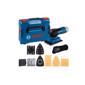Plokštuminis šlifuoklis Bosch GSS 12V-13 Professional; 12 V (be akumuliatoriaus ir pakrovėjo) + L-BOXX 136