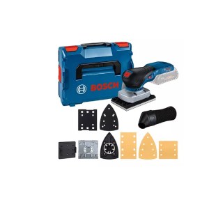 Plokštuminis šlifuoklis Bosch GSS 18V-13 Professional; 18 V (be akumuliatoriaus ir pakrovėjo) + L-BOXX 136