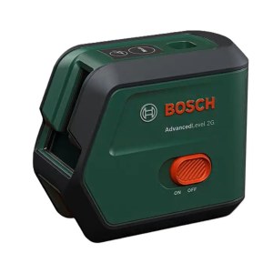 Kryžminis lazerinis nivelyras Bosch AdvancedLevel 2G Set; 3,6 V; 1x2,0 Ah akum.