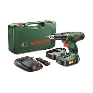 Suktuvas-gręžtuvas Bosch PSR 1800 Li-2; 18 V; 2x1,5 Ah akum.