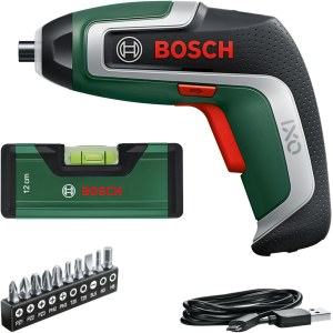 Akumuliatorinis suktuvas Bosch IXO 7; 3,6 V; 1x2,0 Ah akum. + priedai