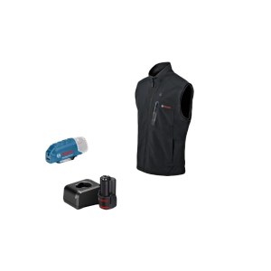 Šildoma liemenė Bosch GHV 12; 2XL; 12 V; 1x2,0 Ah + usb adapteris GAA 12V-21
