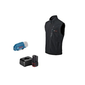 Šildoma liemenė Bosch GHV 12; 3XL; 12 V; 1x2,0 Ah + usb adapteris GAA 12V-21