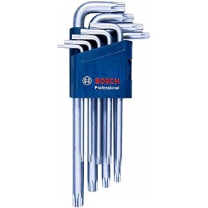 Šešiakampių raktų rinkinys Bosch 1600A01TH4; 9 vnt.