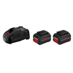 Priedų rinkinys Bosch GBA ProCORE; 18 V; 2x5,5 Ah akum. + pakrovėjas GAL 1880CV (ekspozicinė prekė)
