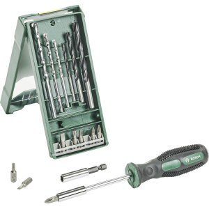 Grąžtų ir sukimo antgalių rinkinys Bosch 2607017654; 16 vnt.