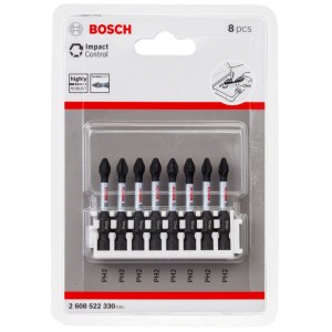 Sukimo antgalių komplektas Bosch Impact Control; 8 vnt.