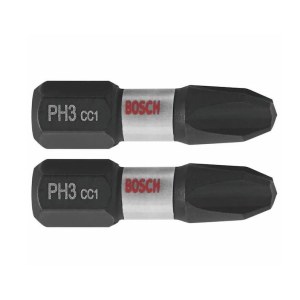 Sukimo antgalis Bosch Impact Control; PH3; 25 mm; 2 vnt.