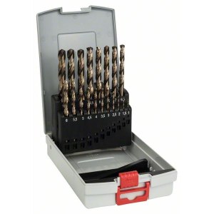 Grąžtų rinkinys Bosch 2608587014; HSS-CO; DIN 338; 19 vnt.