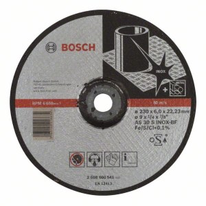 Šlifavimo diskas Bosch AS 30 S INOX BF; 230x6 mm 
