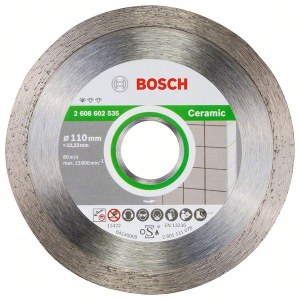 Deimantinis pjovimo diskas Bosch PROFESSIONAL FOR CERAMIC; 110 mm 