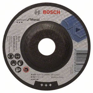 Šlifavimo diskas Bosch Standard for Metal 2608603181; 115x22,23 mm