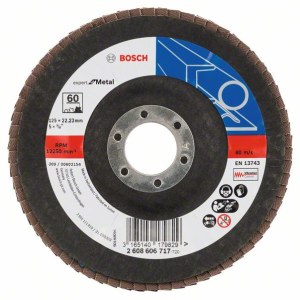 Vėduoklinis šlifavimo diskas Bosch Expert for Metal; 125 mm 