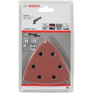 Šlif. popierius delta šlifuokliui Bosch 2608607540; 10 vnt.