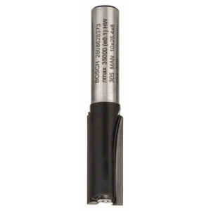 Tiesi pirštinė freza Bosch; 10 mm; 25,4/56 mm 