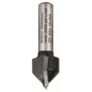 V formos griovelių freza Bosch 16/45 mm