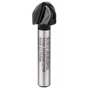 V formos griovelių freza Bosch 2608628450; 6/6,3/12,7/40 mm