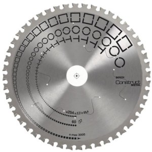 Pjovimo diskas metalui Bosch CONSTRUCT METAL; 184x2x20,0 mm; Z48; 0°  