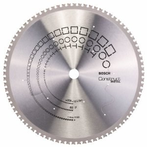 Pjovimo diskas metalui Bosch CONSTRUCT METAL; 355x2,2x25,4 mm; Z80; 0°  