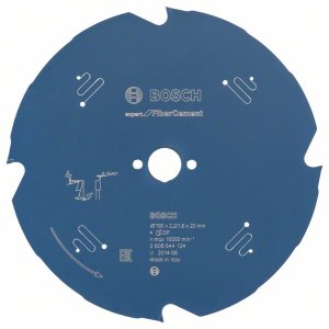 Pjovimo diskas fibrocementui Bosch Expert for Fiber Cement; 190x2,2x20,0 mm; Z4; 10°  
