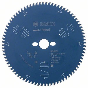 Pjovimo diskas Bosch Expert for Wood 2608644343; 254x30 mm; Z80