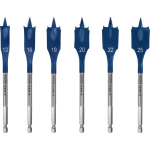Plunksninių grąžtų rinkinys medienai Bosch 2608900333; 13-25 mm; 6 vnt.