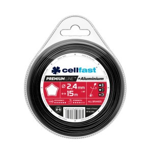 Pjovimo gija žoliapjovei Cellfast 35-053; 2,4 mm; 15 m