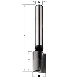Tiesi pirštinė freza CMT; S=8 mm; D=24 mm 