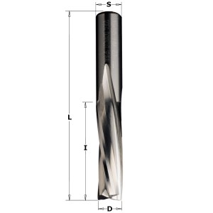 Tiesi pirštinė freza CMT 194.200.12; 20/60/120/20 mm