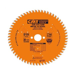 Pjovimo diskas metalui CMT 226; 184x2,0x20; Z64; 0°