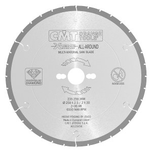Pjovimo diskas medienai CMT 235; 190x2,5x30; Z24; 10° 