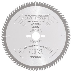 Pjovimo diskas medienai CMT 285; 200x3.2x30; Z64; 5° 