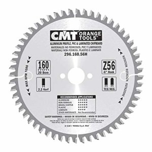 Pjovimo diskas aliuminiui CMT 296; 165x2,2x20; Z56; -6° 