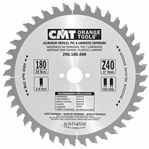 Pjovimo diskas aliuminiui CMT 296; 180x2,8x20; Z40; -6° 