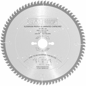 Pjovimo diskas aliuminiui CMT 297; 280x2.8x30; Z80; -6° 