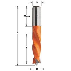 Grąžtas medienai CMT; S=8x20 mm; D=9x30 mm 