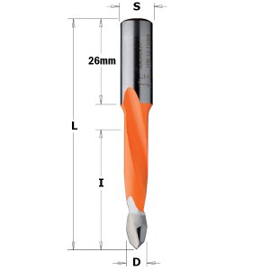 Grąžtas medienai CMT 314.070.42; 7 mm; kairys
