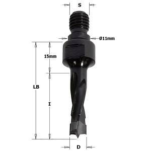 Grąžtas medienai CMT; S=M10/11 mm; D=8x40 mm 