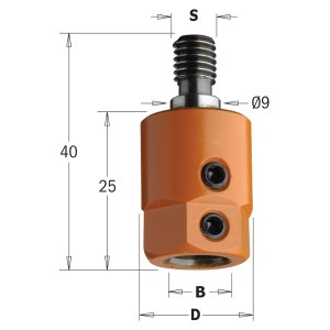 Adapteris CMT 358.000.02; M8/9 