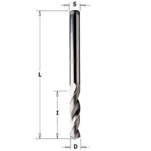 Universalus grąžtas CMT; 3x27x3 mm 