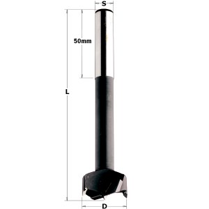 Furnitūros skylių grąžtas CMT; S=13 mm; D=18 mm 