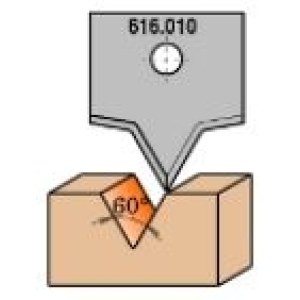 Profiliniai frezavimo galvų peiliai CMT 665.010; 1 vnt.