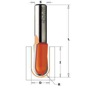 Lovelių freza CMT; S=1/2''; D=12,7 mm 