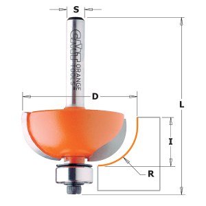 Lovelių freza CMT; S=1/4''; D=31,7 mm; su guoliu
