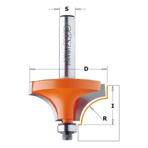 Apvalinimo freza CMT; S=1/4''; D=15,9 mm; su guoliu
