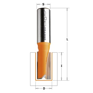 Tiesi pirštinė freza CMT; S=8 mm; D=7 mm 