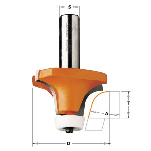 Apvalinimo freza CMT; S=12 mm; D=50,8 mm su guoliu