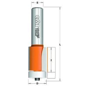 Kopijuojanti freza CMT; S=12 mm; D=19,05 mm; su guoliu